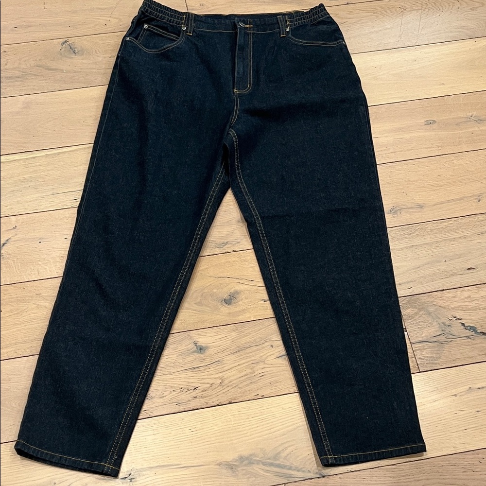 L.L. Bean Dark Blue Relaxed Jeans, 16